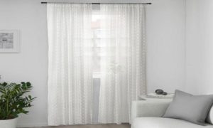 Chiffon curtain symbol of luxury appearance