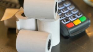 The hospitality business benefits from thermal paper rolls